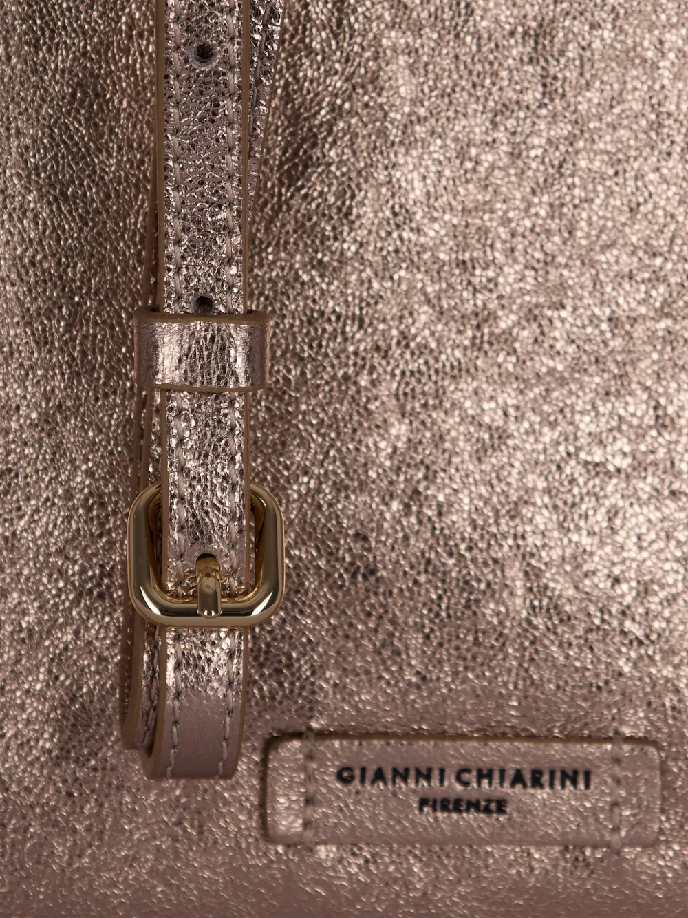 Gianni Chiarini Top-zip Wrist-strap Clutch Bag In Pink