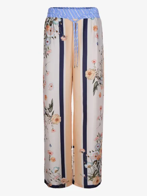 LIU JO printed twill trousers