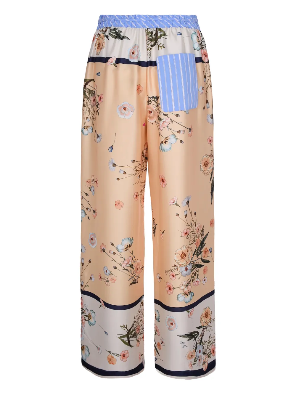 Liu •jo Pantalone A Palazzo Con Motivo Floreale In Multi