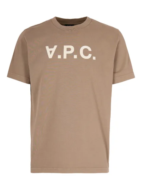 A.P.C. logo-detail crew-neck T-shirt