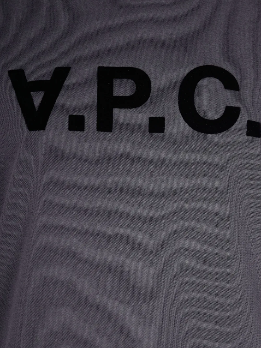 Apc A.p.c. Logo Printed T-shirt In Gray
