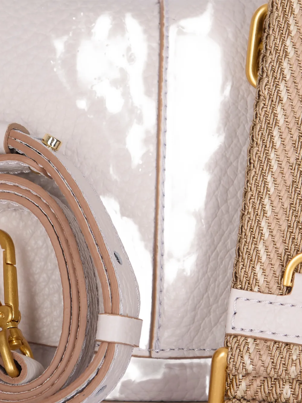 Gianni Chiarini Top-handle Flap-top Shoulder Bag In Neutral