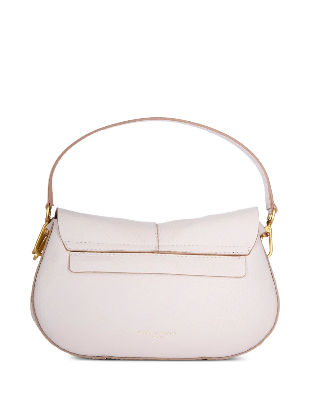 GIANNI CHIARINI top-handle flap-top shoulder bag - Beige