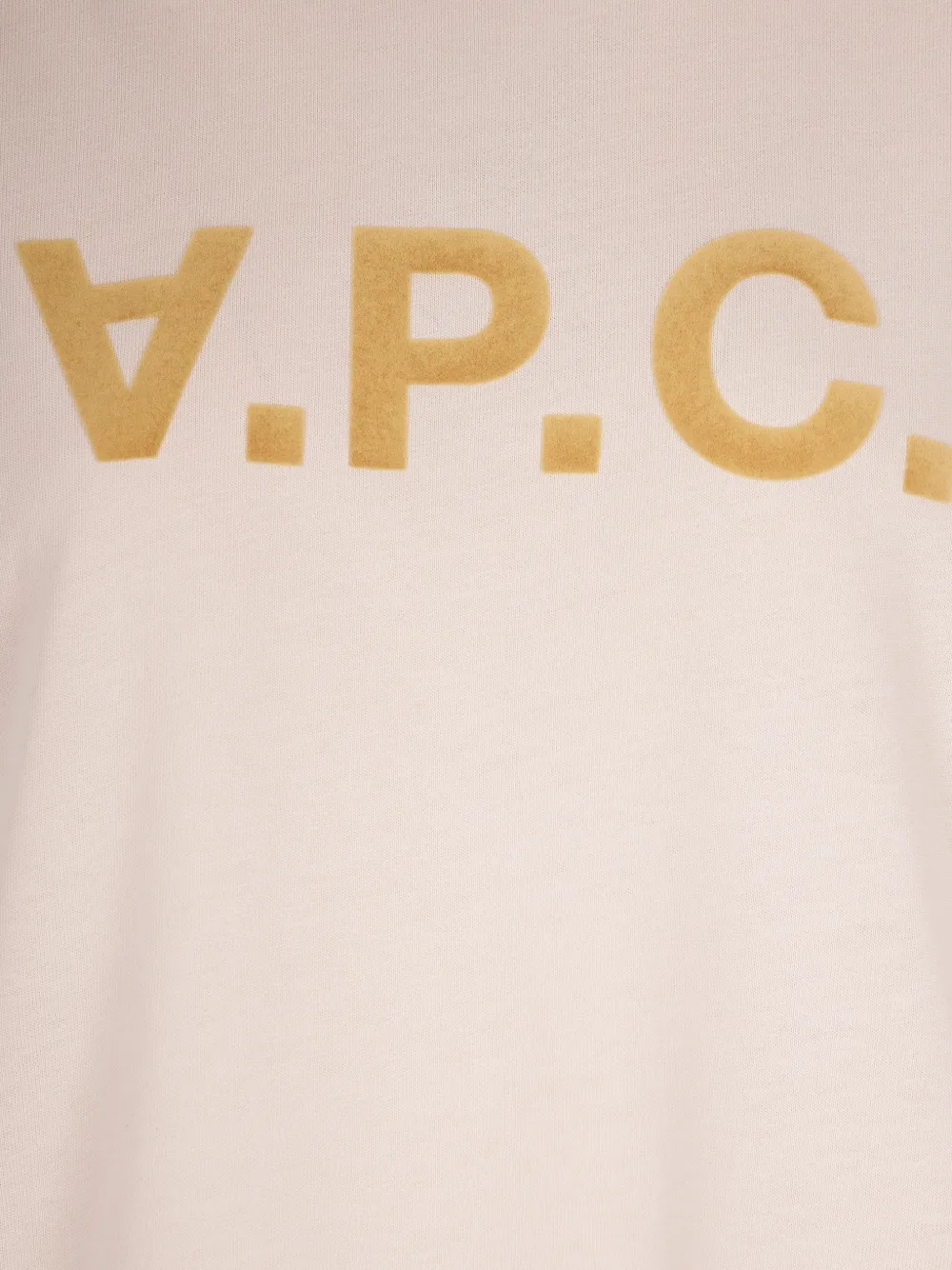  A.p.c. Short-sleeve Logo-detail T-shirt - Neutrals 