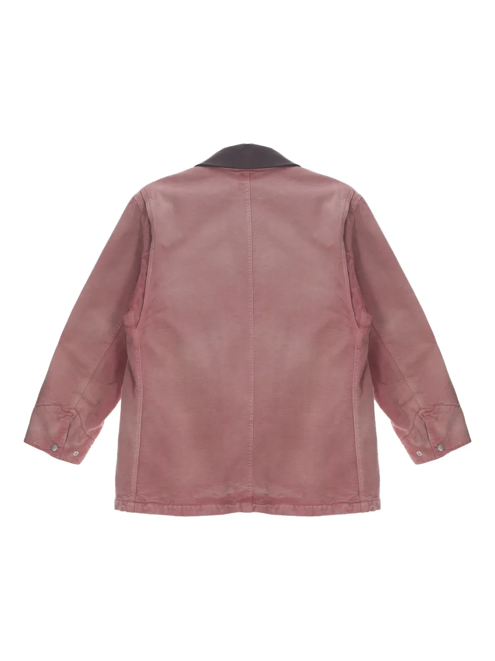 Auralee Contrasting-collar Jacket In Pink