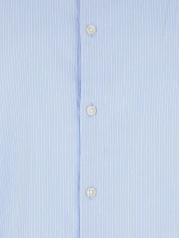   カルバンクライン ストライプ シャツ ブルー Мサイズ Calvin Klein ストライプ シャツ | ブルー | FARFETCH JP