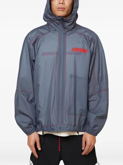 District Vision x Massimo Osti Kapuzenjacke mit Logo