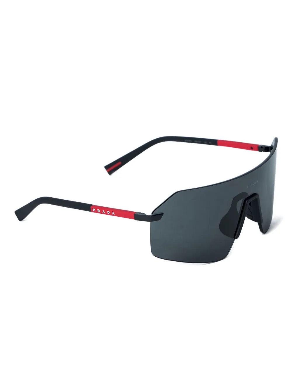 Prada Linea Rossa shield integrated nose pads sunglasses | Men | Image 2