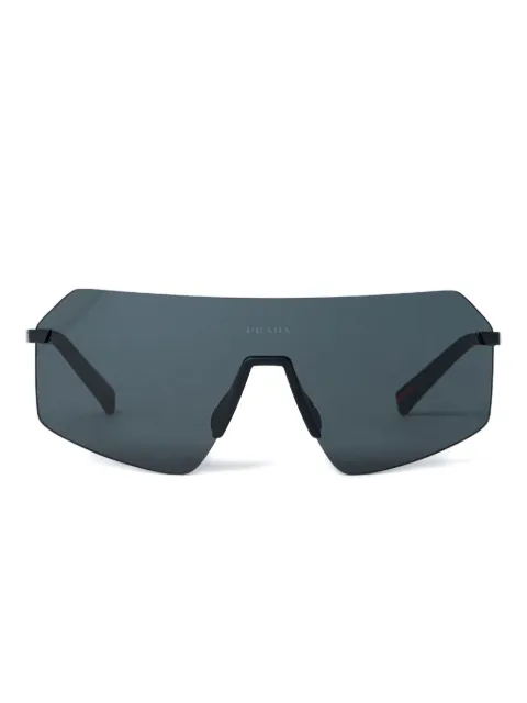 Prada Linea Rossa shield integrated nose pads sunglasses