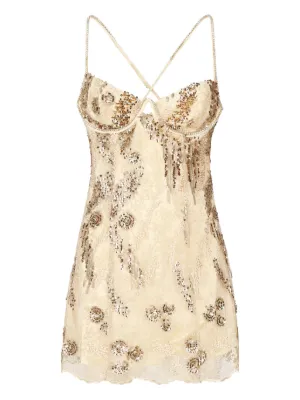 slim fit dress slacks For Love & Lemons Clementine Mini Dress – Mikinola main image 1