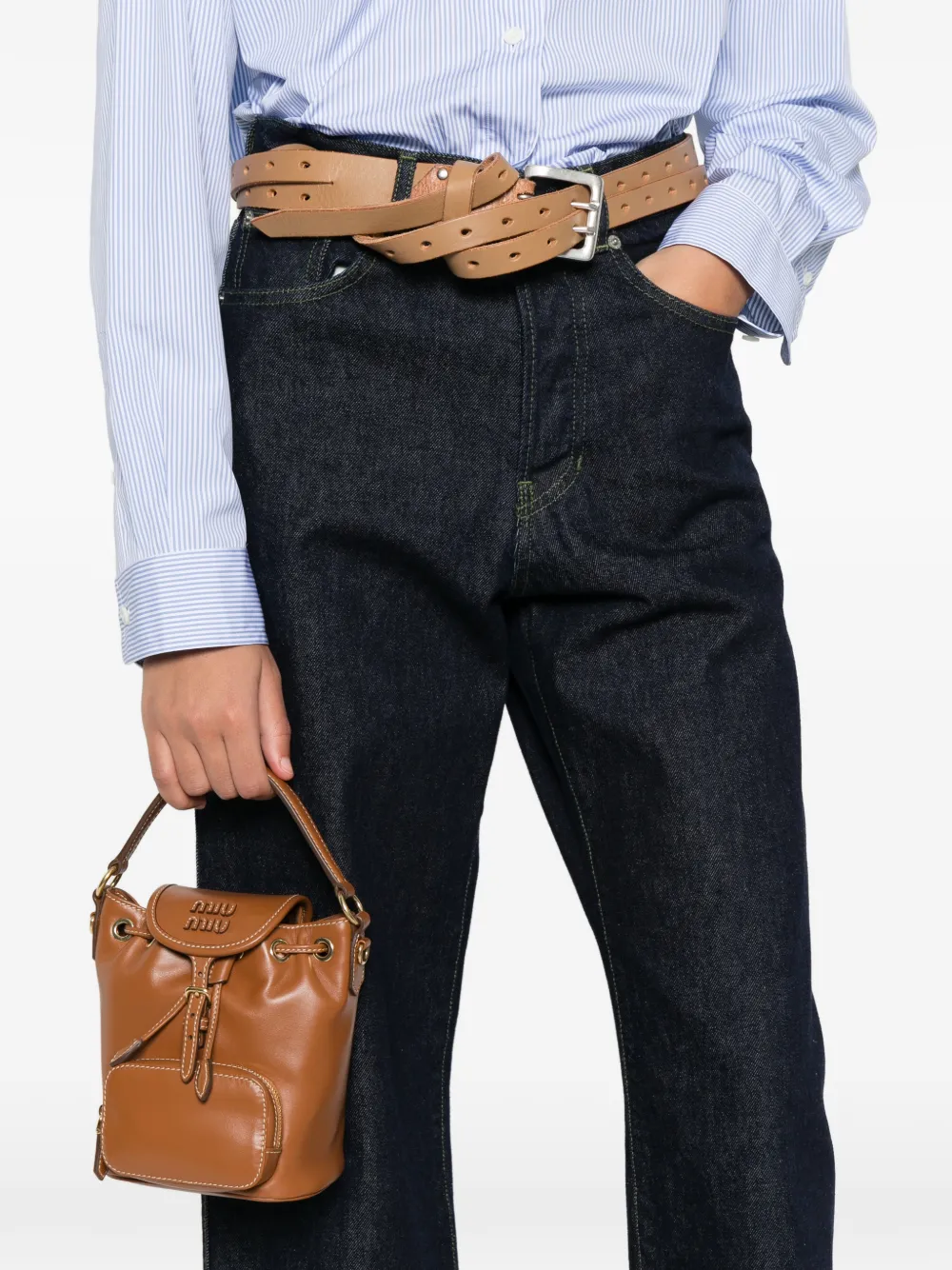 Miu Miu logo flap-top mini bag | Mini Bags | Image 2