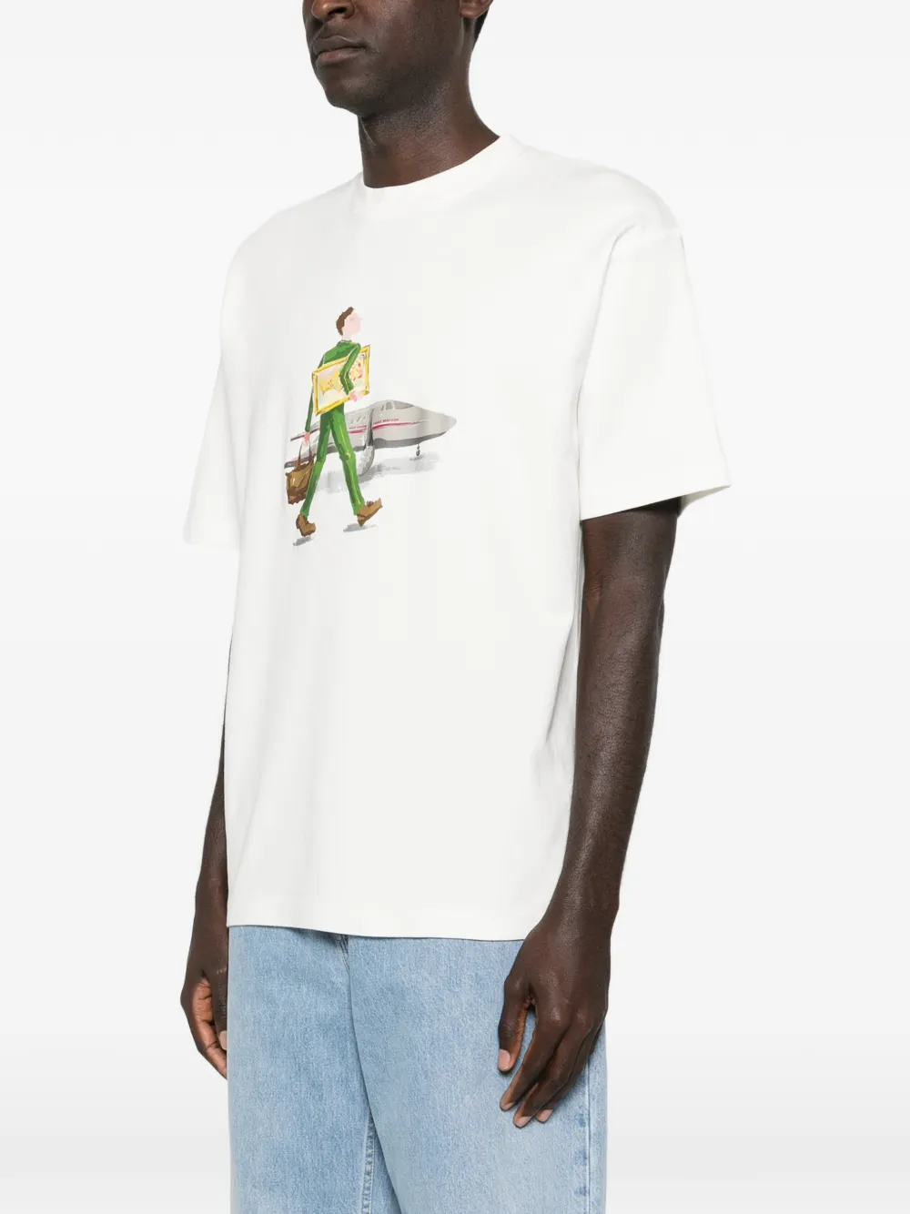 Drôle De Monsieur L'Homme Au Tableau T-shirt Wit