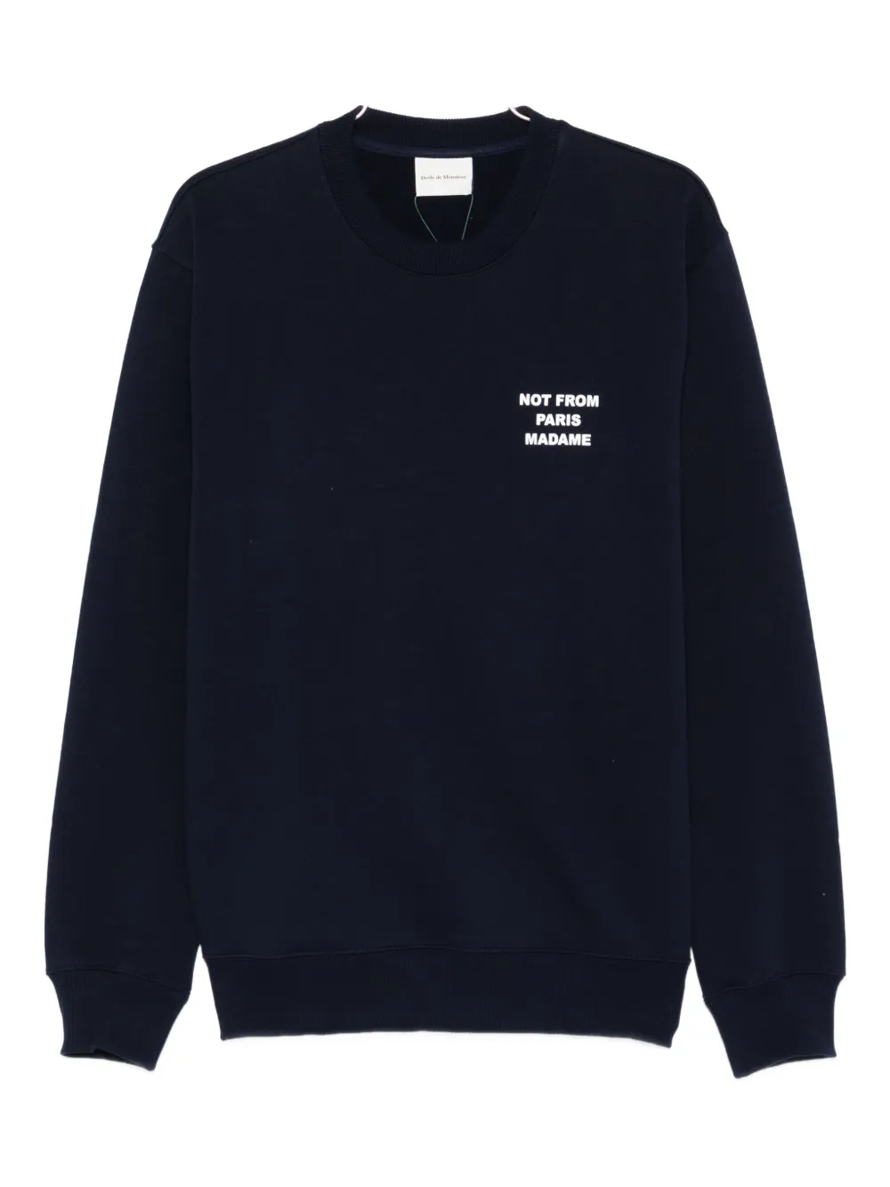 Drôle De Monsieur slogan-print sweatshirt - Blau