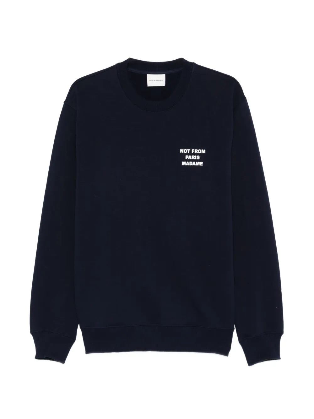 Drôle De Monsieur slogan-print sweatshirt - Blau