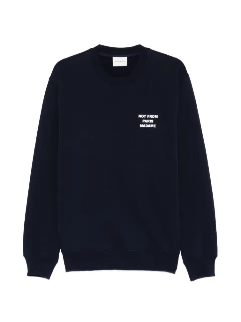 Drôle De Monsieur slogan-print sweatshirt