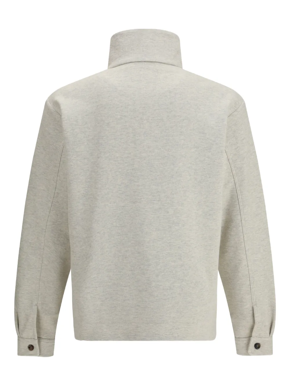 TOM FORD Sweater met borstzak en knoop - Grijs