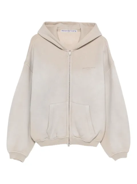 Alexander Wang crystal-embellished hoodie