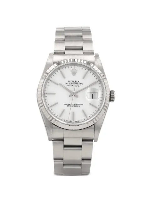 Rolex 1990s Datejust  striated 36mm watch