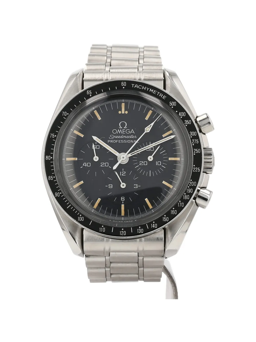 OMEGA 1990s Speedmaster three counters 42mm watch - Argento