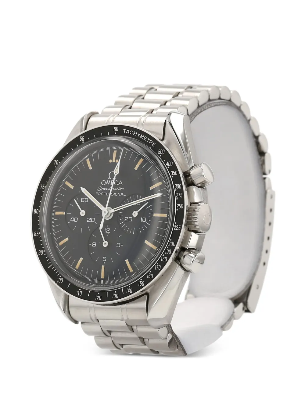  Omega 1990s Speedmaster Three Counters 42mm Watch - Silver 