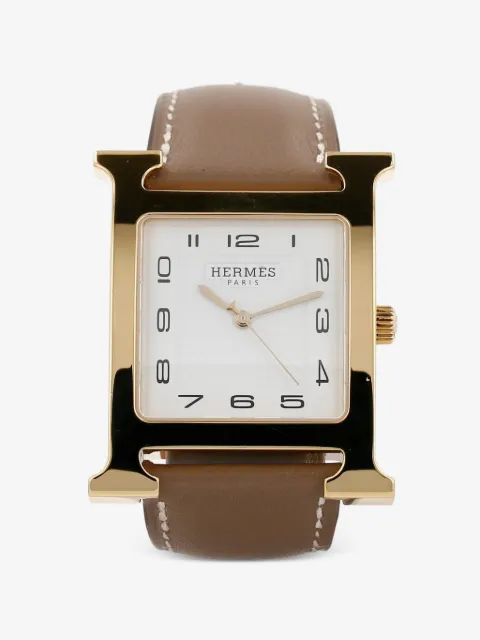 Hermès Pre-Owned 2017 Heure H ardillon buckle 30mm watch