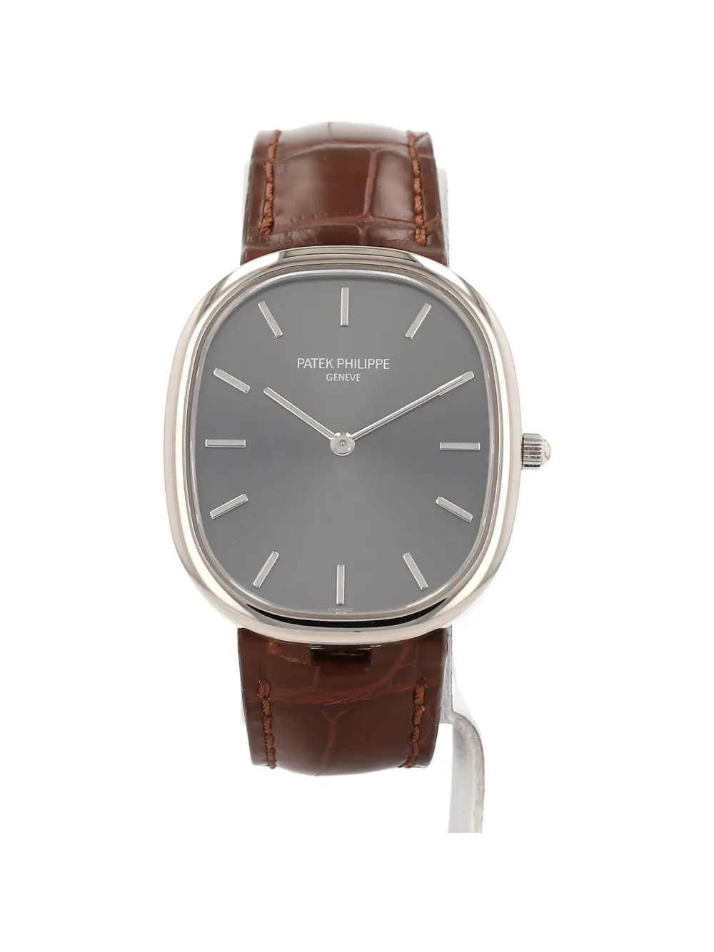 Patek Philippe Pre-Owned 1990s 31mm Ellipse watch - Grigio