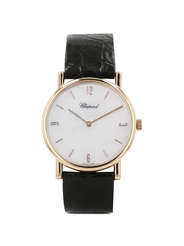Chopard Pre-owned 2000s Classic 34mm Watch in Neutrals
