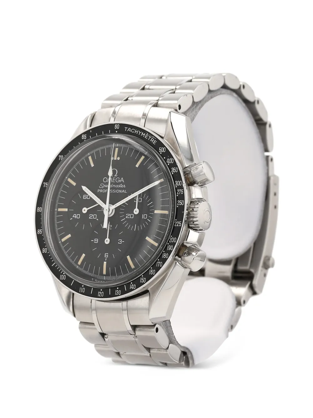  Omega 2000s Tachymeter Speedmaster Baton Hands 42mm Watch - Silver 