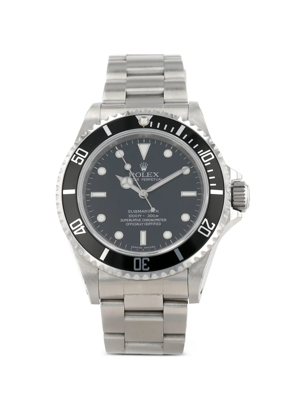 Rolex 2009 Rolex Submariner screwed caseback watch - Argento