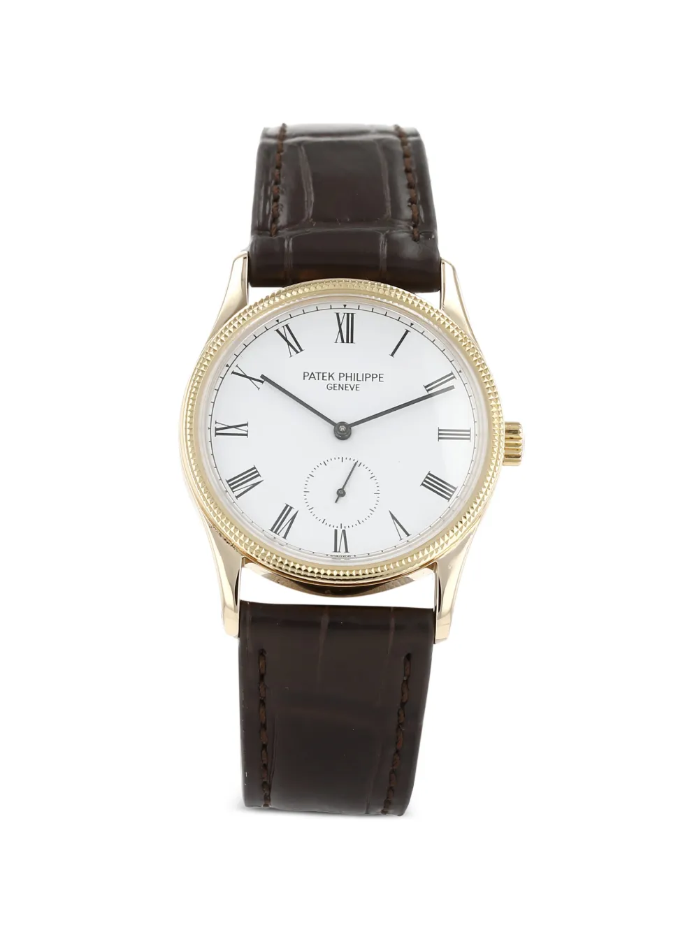 Patek Philippe Pre-Owned 1980's Clous de Paris 36mm Calatrava - Bianco