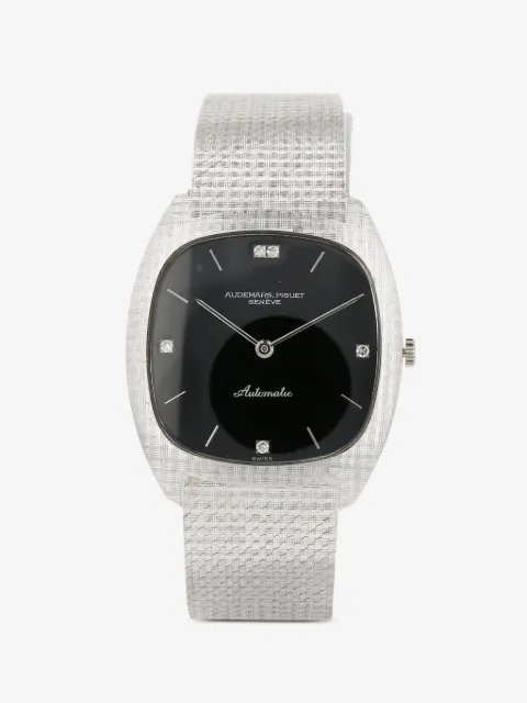 Audemars Piguet 18k white gold diamond 32mm watch