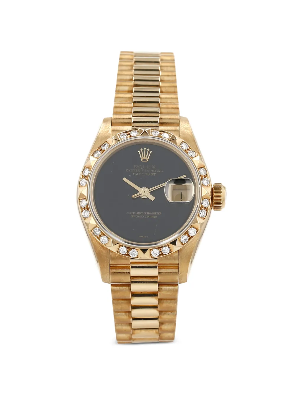 Rolex 1988 Datejust Lady diamonds 26mm watch - Schwarz