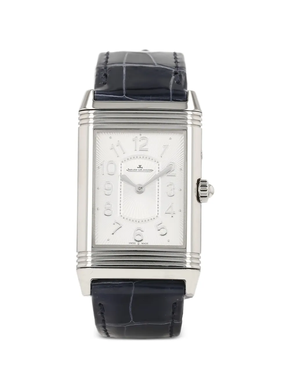 Pre-owned Jaeger-lecoultre 2010 Reverso Duetto 24mm Watch In White