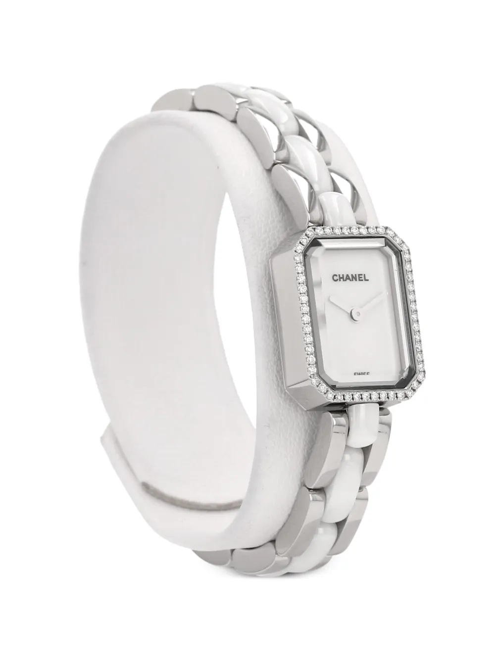 Chanel Pre-owned 2000 Première Joaillerie 20mm Watch in White, view 4