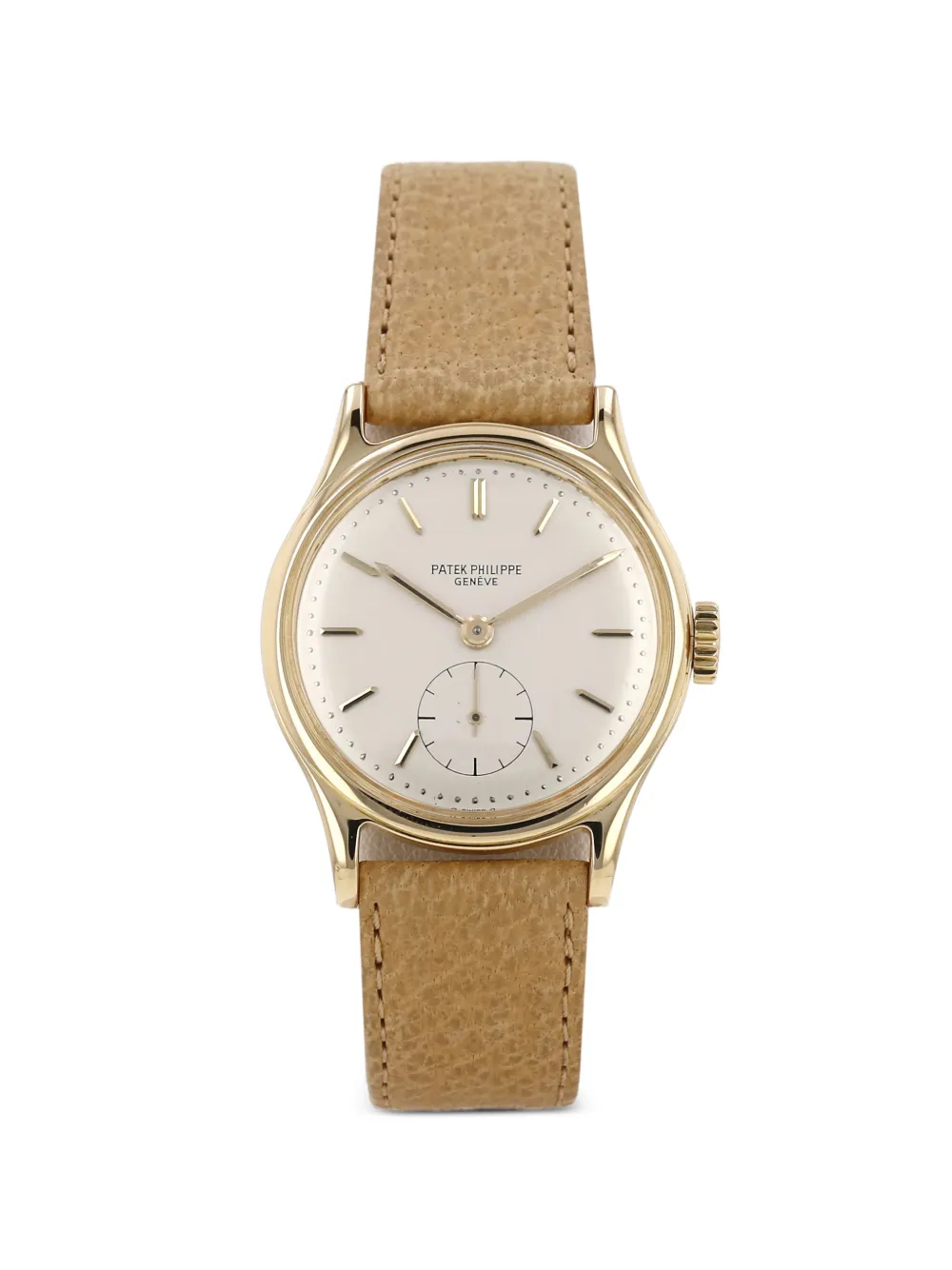 Patek Philippe Pre-Owned 1950s Calatrava small seconds 30mm watch - Bianco