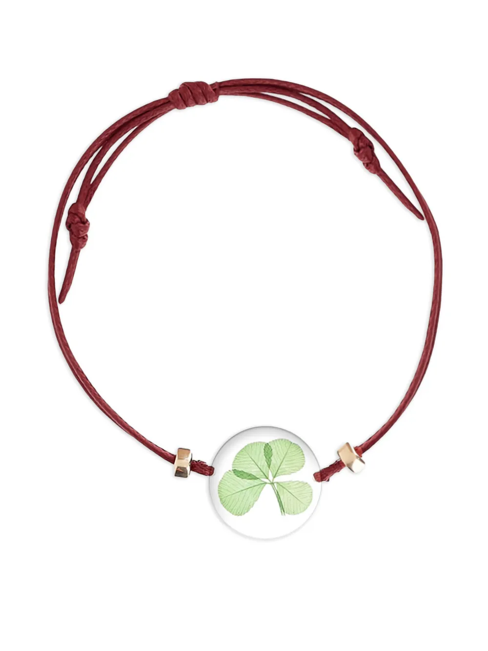 Carré De Trèfles Clover Bracelet In Red