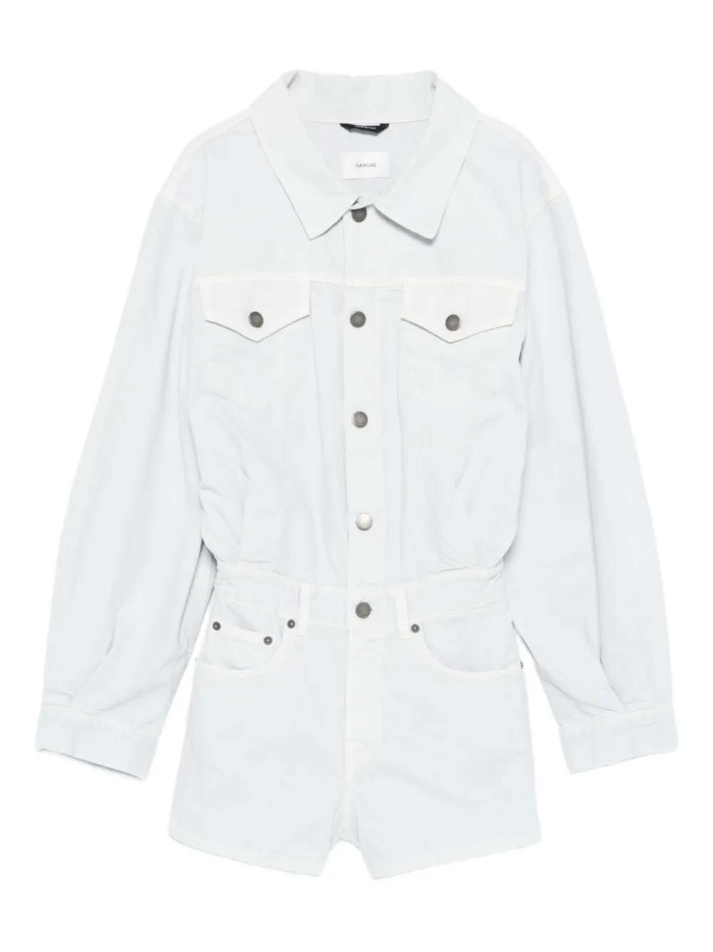 Haikure button-fastening playsuit | Blue | Image 1