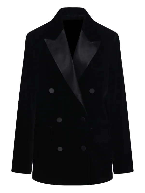 Golden Goose Double-breasted Blazer in Black