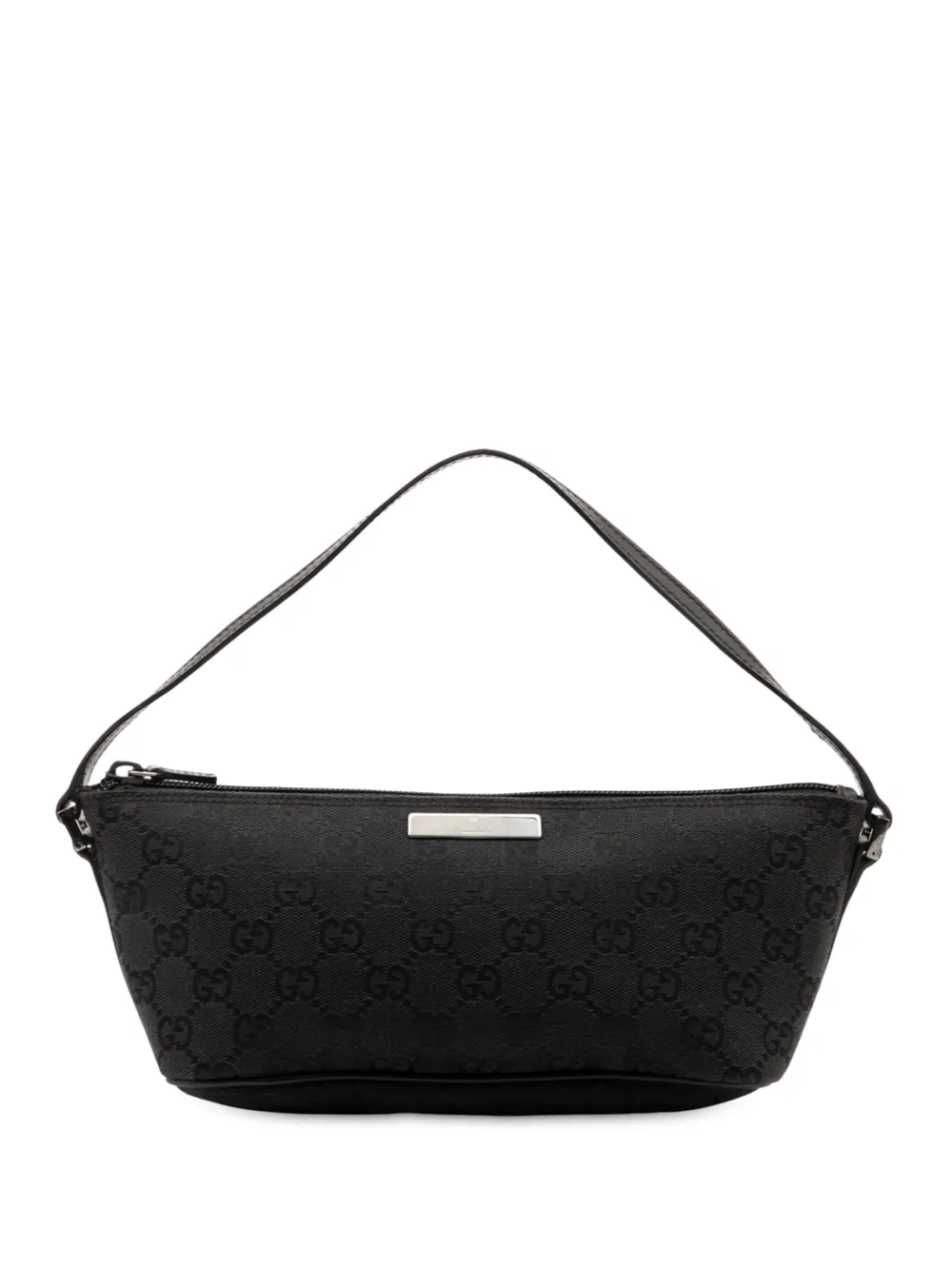 Gucci Pre-Owned Borsa a spalla Boat in tela GG 2000-2015 - Nero
