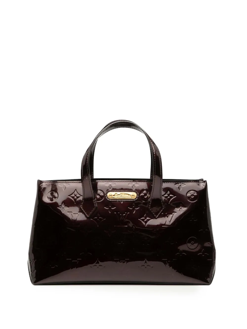Louis Vuitton Pre-Owned Borsa a mano Wilshire PM in pelle Vernis con monogramma 2000-2025 - Viola