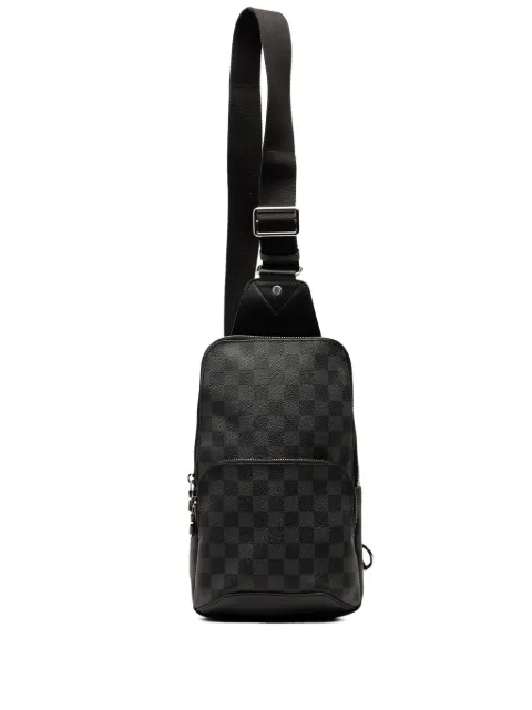 Louis Vuitton Pre-Owned 2019 다미에 그래파이트 애비뉴 슬링 크로스 백
