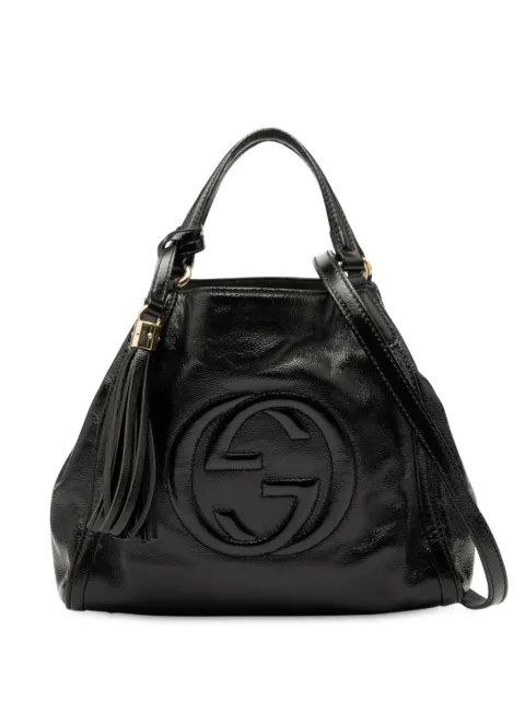 Gucci Pre-Owned 2000-2015 Small Patent Soho satchel