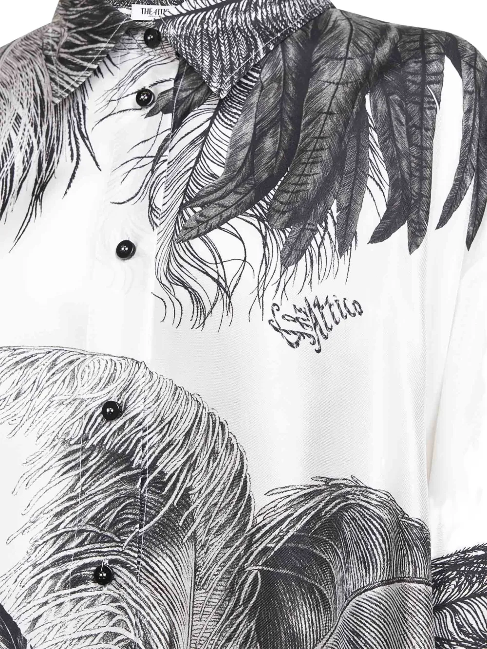 Attico Diana Shirt In Animal Print