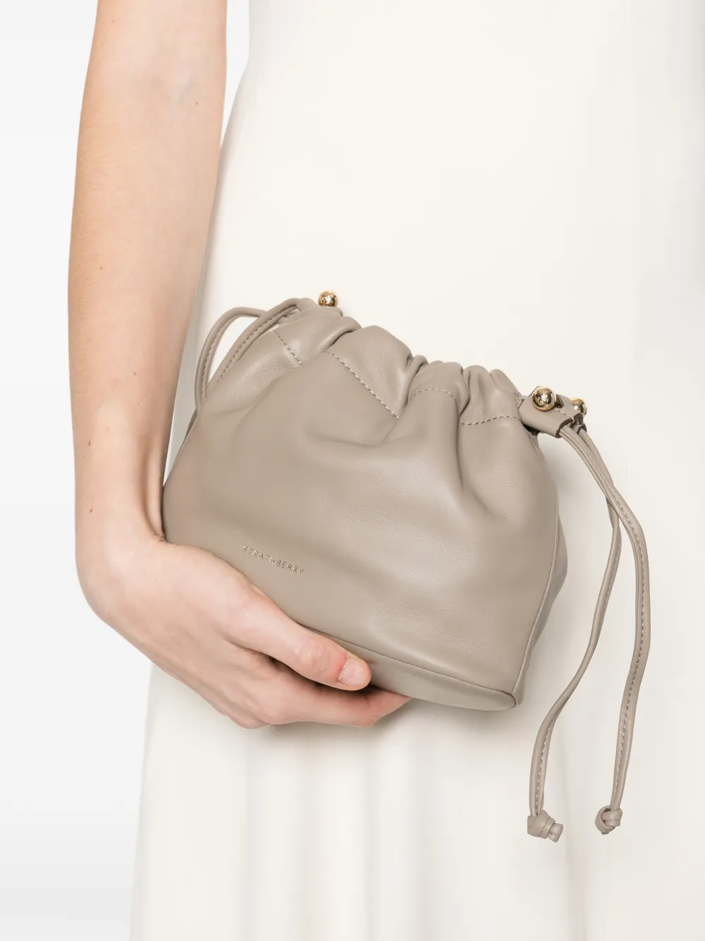  Strathberry Charlotte Clutch Bag - Neutrals 