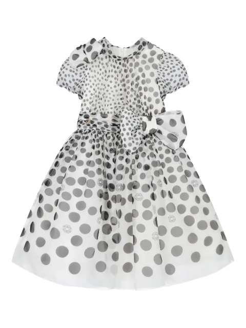 ELIE SAAB JUNIOR vestido con motivo de lunares