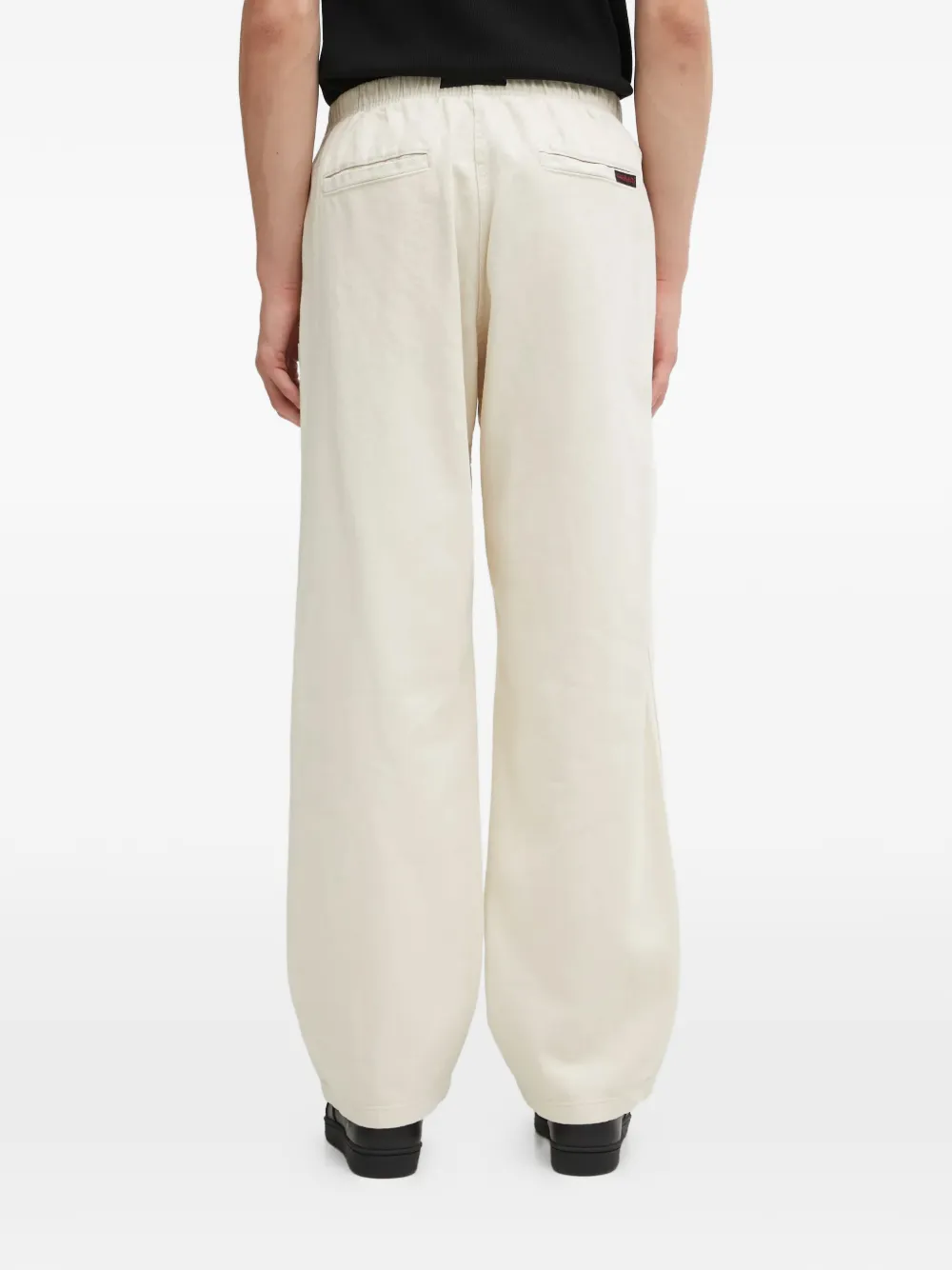 Gramicci Hemp straight broek met ceintuur Beige