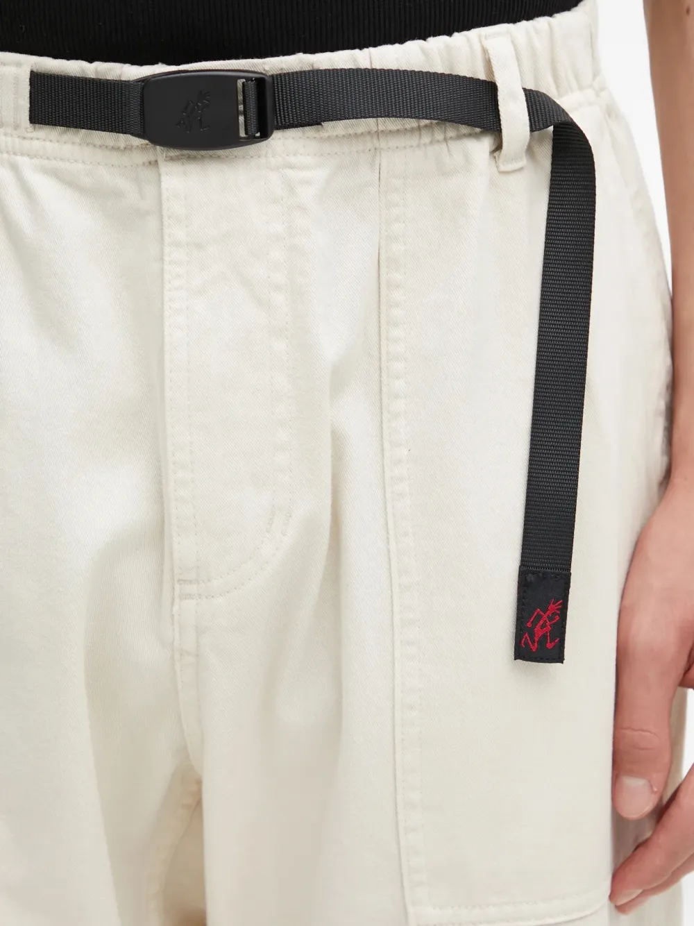 Gramicci Loose Tapered Ridge elastische broek Beige