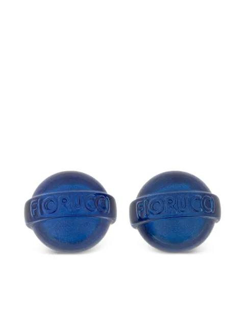 Fiorucci mini Lollipop logo earrings