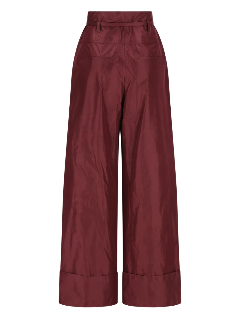 FENDI FF-buckle trousers - Rood