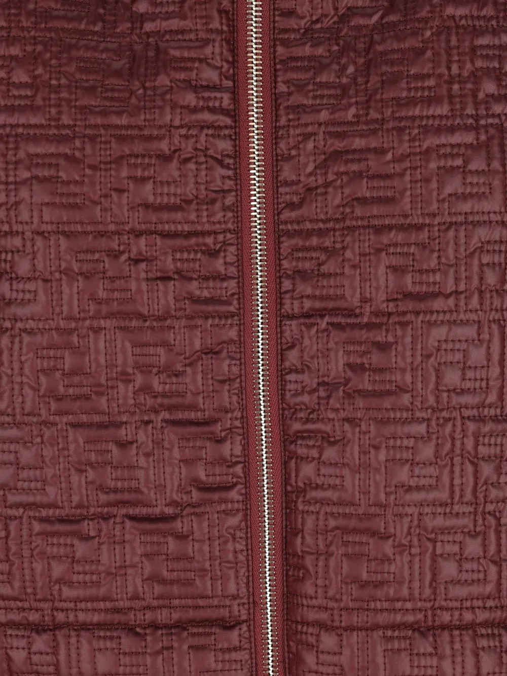FENDI Bodywarmer met capuchon en rits Rood